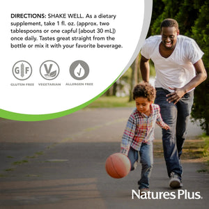 NaturesPlus Source of Life Gold Multivitamin Liquid - 30 oz - with Vitamins D3, B12 & K2 - Blood, Bone & Immune Support - Vegetarian & Gluten Free - 30 Servings - PrimeBioHealth - canada supplements