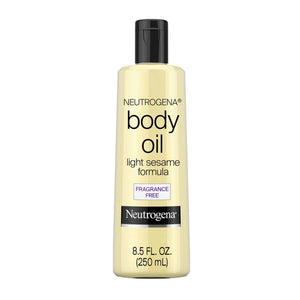 Neutrogena Body Oil, Light Sesame Formula, Fragrance Free, Lightweight Moisturizing Body Oil for Silky, Soft Skin - PrimeBioHealth - canada supplements