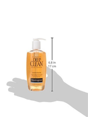 Neutrogena Deep Clean Daily Facial Cleanser with Beta Hydroxy Acid for Normal to Oily Skin, Alcohol-Free - PrimeBioHealth - canada supplements