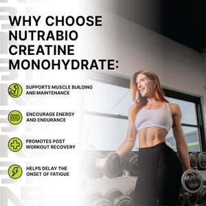 NutraBio Pure Micronized Creatine Monohydrate Powder Supplement, Unflavored, (300 g) - Supports Bulk Muscle Energy, Recovery, and Strength - HPLC Tested Creatine Powder Supplement for Men and Women - PrimeBioHealth - canada supplements