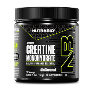 NutraBio Pure Micronized Creatine Monohydrate Powder Supplement, Unflavored, (300 g) - Supports Bulk Muscle Energy, Recovery, and Strength - HPLC Tested Creatine Powder Supplement for Men and Women - PrimeBioHealth - canada supplements