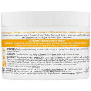 Palmer's Shea Butter Formula Raw African Shea Butter Balm, Nourishing Body Moisturizer - PrimeBioHealth - canada supplements