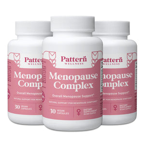 Pattern Wellness Menopause Complex – Herbal Supplement for Women’s Wellness & Hormone Health Support – with Black Cohosh, DIM & Bioperine® – 30 Vegan Capsules, 3rd Party Tested - PrimeBioHealth - canada supplements
