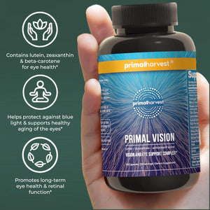 Primal Harvest Vision – Daily Vegetarian Friendly Supplement, Gluten & Dairy Free - PrimeBioHealth - canada supplements