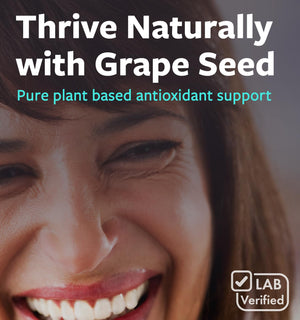 PURE CO USDA Organic Grape Seed Extract - High Potency 25:1 Grapeseed Supplement with 12,500mg Herbal Equivalent Strength - Antioxidant Support - Vegan & Non-GMO (4 Month Supply) - PrimeBioHealth - canada supplements