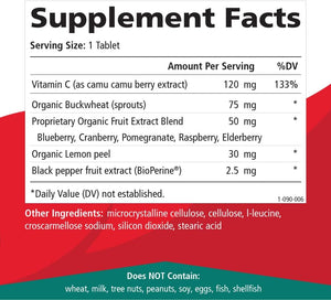 PURE ESSENCE LABS Whole-C Whole Food Vitamin C - Best Immune Support - Organic & Nature Vitamins - Immunity Booster & Dietary Supplements (30 Tablets) - PrimeBioHealth - canada supplements