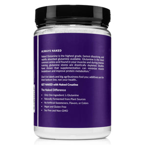 Pure L-Glutamine Made in The USA - 100 Servings - 500g, 1.1lb Bulk, Vegan, Non-GMO, Gluten and Soy Free. Minimize Muscle Breakdown & Improve Protein Synthesis. No Additives - PrimeBioHealth - canada supplements
