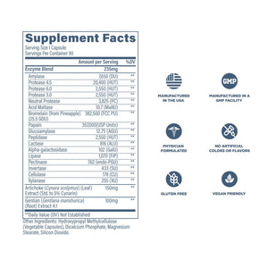 Revive MD Digest Aid, Digestive Support Supplement for Men & Women - Comprehensive Digestive Enzyme Blend with Probiotics & Prebiotics for Gut Health & Healthy Digestion - PrimeBioHealth - canada supplements