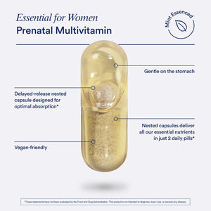 Ritual Prenatal Multivitamin for Women - Key Essential Vitamins and Minerals to Support Mom and Baby During Pregnancy* - Folate, Choline, Omega-3 DHA, Iron - PrimeBioHealth - canada supplements