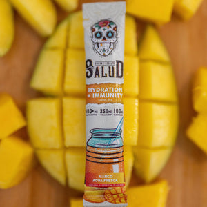 Salud 2-in-1 Hydration Packets + Immunity Electrolytes Powder, Mango - Agua Fresca Drink Mix, Elderberry, Dairy & Soy Free, Non-GMO, Gluten Free, - PrimeBioHealth - canada supplements