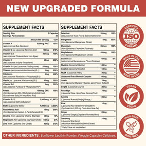 Sambugra Liposomal Multivitamin for Women 50+ - Women Daily Multivitamin with 32 Ingredients, CoQ10, Vitamins C, B, D, E - PrimeBioHealth - canada supplements