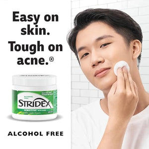 Stridex Acne Pads Sensitive With Aloe 55 Count Alcohol-Free - PrimeBioHealth - canada supplements