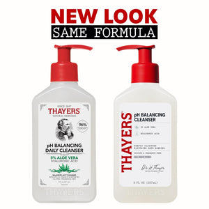 THAYERS pH Balancing Daily Cleanser, Face Wash with Aloe Vera, Gentle and Hydrating Skin Care for Dry, Oily, or Acne Prone Skin, 8 FL Oz. - PrimeBioHealth - canada supplements