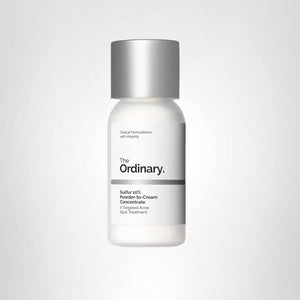 The Ordinary Sulfur 10% Powder-to-Cream Acne Spot Treatment Concentrate, Reduces Pimple Size and Zit Redness, 0.18 Oz - PrimeBioHealth - canada supplements
