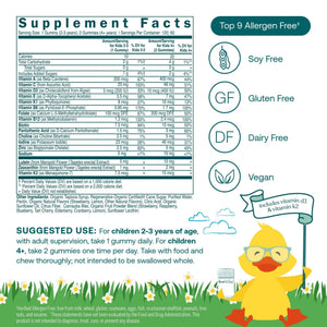 True Grace True Littles Daily Kids Multi - 120 Pectin Gummies - Immune, Cognitive, Bone & Eye Support - Clinically Studied Lutemax Kids Lutein - PrimeBioHealth - canada supplements
