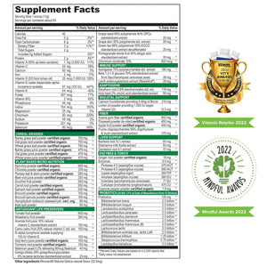 Vibrant Health, Green Vibrance, Vegan Superfood Powder, Boost Energy, 60 Servings - PrimeBioHealth - canada supplements