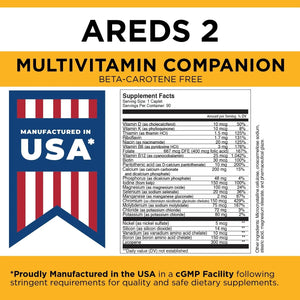 Viteyes Classic AREDS 2 Companion Beta-Carotene Free Multivitamin Supplement, Comprehensive Multivitamin Formula - PrimeBioHealth - canada supplements