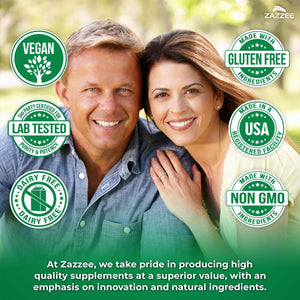 Zazzee USDA Organic Blueberry 10:1 Extract, 120 Vegan Capsules, 4 Month Supply, Whole Fruit, Vaccinium Angustifolium, Antioxidant & Cellular Health Support, Herbal Supplement, Non-GMO, Made in the USA - PrimeBioHealth - canada supplements