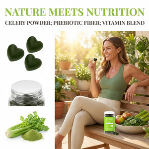zdiwond Motilli Celery Juice Fiber Gummies, with Prebiotic Fiber and Botanical Ingredients, 60 Count - PrimeBioHealth - canada supplements